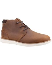 TOMS - Navi Lederen Topaas Bruine Leren Laarzen - Lyst