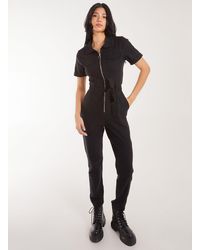 Pink Vanilla - Zip Front Boilersuit - Lyst