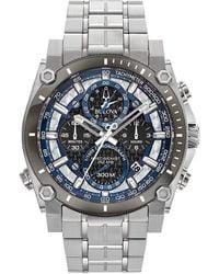 Bulova - Precisionist Champlain Watch 98B316 Stainless Steel - Lyst