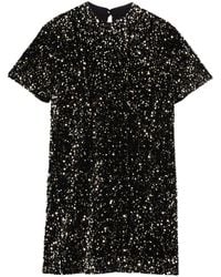 Ted Baker - Audriyy Velvet Sequin Mini Dress - Lyst