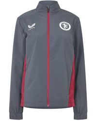 Castore - Solid Patterned Zipped Pocket Track Jacket - Lyst