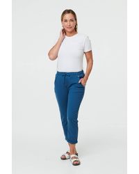 Izabel London - High Waist Skinny Cropped Trousers - Lyst