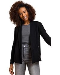 Roman - Knitted Zip Detail Jacket - Lyst