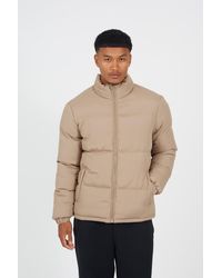 Brave Soul - Funnel Neck Padded Jacket - Lyst