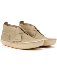 Clarks - Desert Rain Suède Laarzen - Lyst