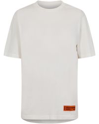 Heron Preston - T-shirt Regular-fit Logo Recycled Katoen In Wit - Lyst