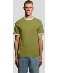 Lyle & Scott - Ringer Cotton Crew Neck T-Shirt - Lyst