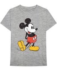 Disney - Adult Mickey Mouse Vintage Cotton T-Shirt - Lyst