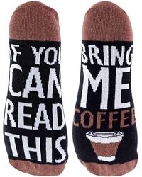 Sock Snob - If You Can Read This Socks Bring Me Coffee - Lyst