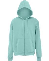 Mo - Jas Met Capuchon Ijs Munt - Lyst