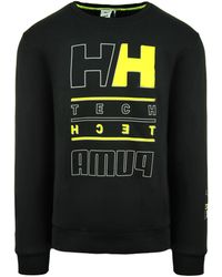 PUMA - X Helly Hansen Long Sleeve Crew Neck Graphic Sweatshirt 598284 01 Cotton - Lyst
