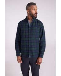 Mountain Warehouse - 'Driftwood' Check Print Shirt Cotton Long Sleeved Everyday Top - Lyst
