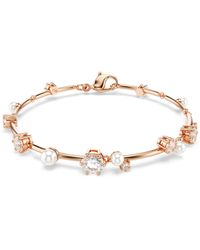 Swarovski - 'Constella Bars' Plated Metal Bracelet - Lyst
