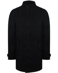 Ben Sherman - Plain Dark Long Coat - Lyst