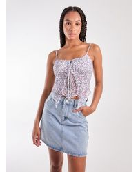Pink Vanilla - Ditsy Print Butterfly Cami Top - Lyst