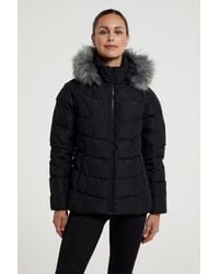 Mountain Warehouse - 'Isla' Short Extreme Down Jacket Water Resistant Warm Parka Winter Coat - Lyst