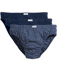 Fruit Of The Loom - Classic Slip Briefs (Pack Of 3) (Blues Mixed) - Lyst