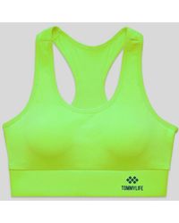 TOMMY LIFE - Sleeveless Cropped Fitted Sports Top - Lyst