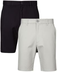 French Connection - 2 Pack Cotton Chino Shorts - Lyst
