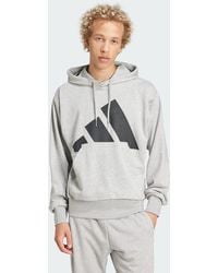 adidas - Essentials Big Logo French Terry Hoodie - Lyst