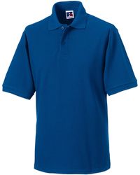Russell - Polycotton Pique Hardwearing Polo Shirt (Bright Royal) - Lyst