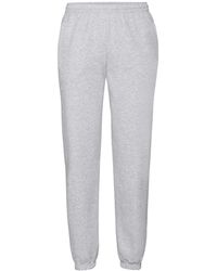 Fruit Of The Loom - Premium 70/30 Elasticated Jog Pants Jogging Bottoms (Heather) - Lyst