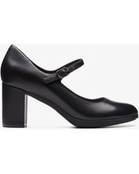 Clarks - Bayla Nora Leather Shoes - Lyst
