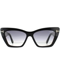 Tom Ford - Cat Eye Shiny Smoke Gradient - Lyst