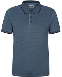 Mountain Warehouse - 'Dawnay Pique' Slub Textured Polo Shirt Comfy Casual T-Shirt Cotton - Lyst