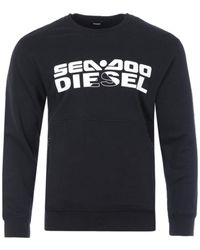 DIESEL - Roundoo Graphic Crew Neck Sweatshirt - Lyst