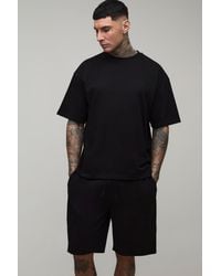 BoohooMAN - Tall Regular Fit T-Shirt & Short Lounge Set - Lyst