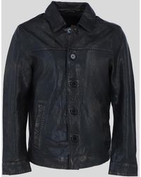 Ashwood Leather - 'Class' Real Regular Fit Coat With Button Closure - Lyst