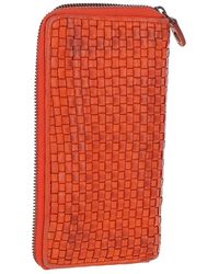 Ashwood Leather - Vintage Woven Zip Around Large 10 Card Coin Note Purse - Lyst