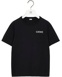 Loewe - Relaxed Fit Pocket T-Shirt - Lyst