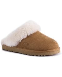 Aus Wooli - "Sydney" Australia Sheepskin Wool Slippers, Tan - Lyst