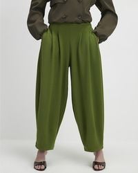 River Island - Trousers Balloon Leg Pleated - Lyst