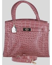 Ashwood Leather - Genuine Structured Handbag With Detachable Crossbody Strap - Lyst