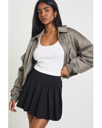 Boohoo - Micro Mini Pleated Tennis Skirt - Lyst