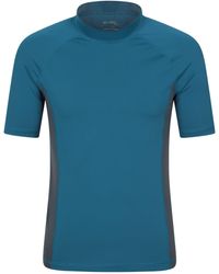 Mountain Warehouse - Uv Rash Vest Sun Protection Quick Drying Swimwear Stretchy Beach Surf Top Nylon - Lyst