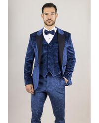 TruClothing - 3 Piece Velvet Wedding Tuxedo Formal Suit - Lyst