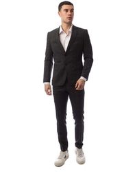 BOSS - Plaid Patterned Notch Collared Suit Jacket - Lyst