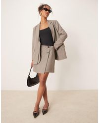 Y.A.S - Wrap Detail Tailored Skirt Co-Ord - Lyst