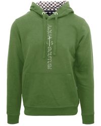 Aquascutum - Lacoste Lettering Hooded Neck Long Sleeve Sweatshirt - Lyst