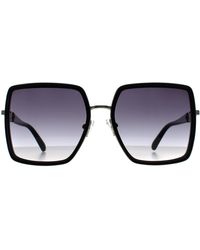 Guess - Square Glänzend Grau Gradient Go00041 - Lyst