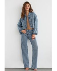 Hiccup - Heart Pocket Straight-Leg Mid-Rise Jeans - Lyst