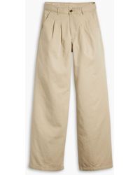 Levi's - Levi's Safari Pleated Wideleg Trouser - Lyst