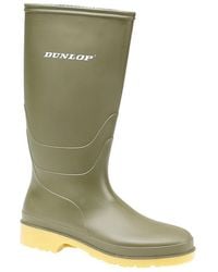 Dunlop - Ladies/ 16247 Dulls Rain Welly Boot Wellington Boots - Lyst