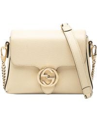 Gucci - Pre-Owned Small Dollar Calfskin Interlocking G Crossbody - Lyst