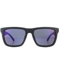 Lacoste - Classic Rectangle Matte Sunglasses - Lyst