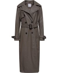 Elle - Sophia Pu Long Trench Coat - Lyst